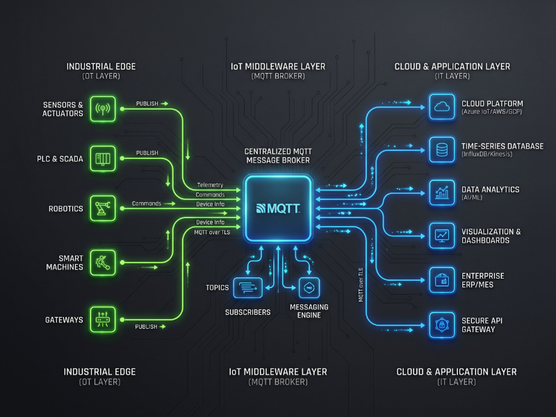 Node-RED and MQTT Architecture
